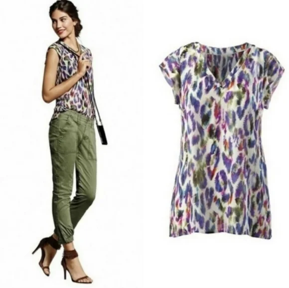 EUC✨ CABI women's medium colorful blouse - Picture 10 of 10